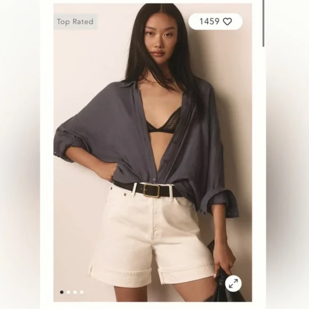 NWT Agolde Dame Denim Shorts